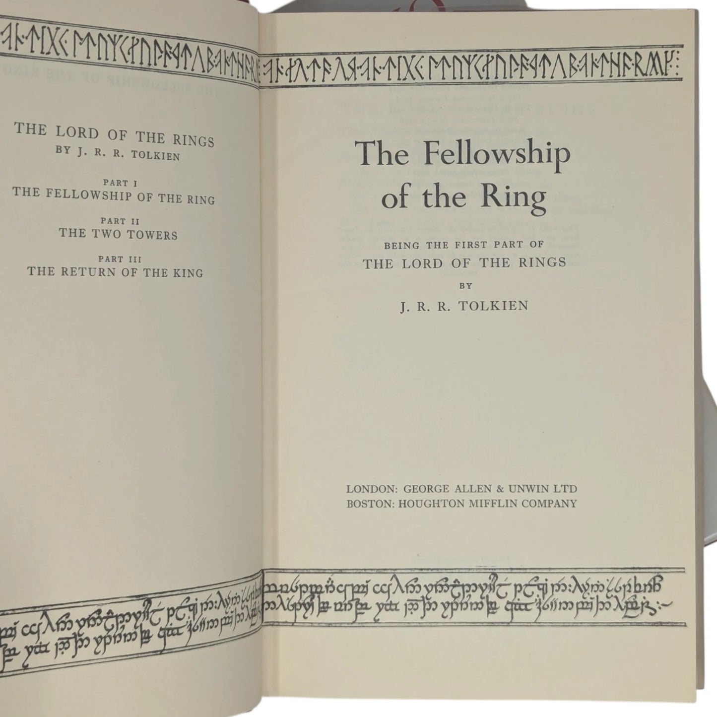 The Lord of the Rings Trilogy: The Fellowship of the Ring, The Two Towers, The Return of the King