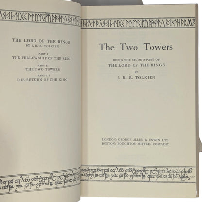 The Lord of the Rings Trilogy: The Fellowship of the Ring, The Two Towers, The Return of the King