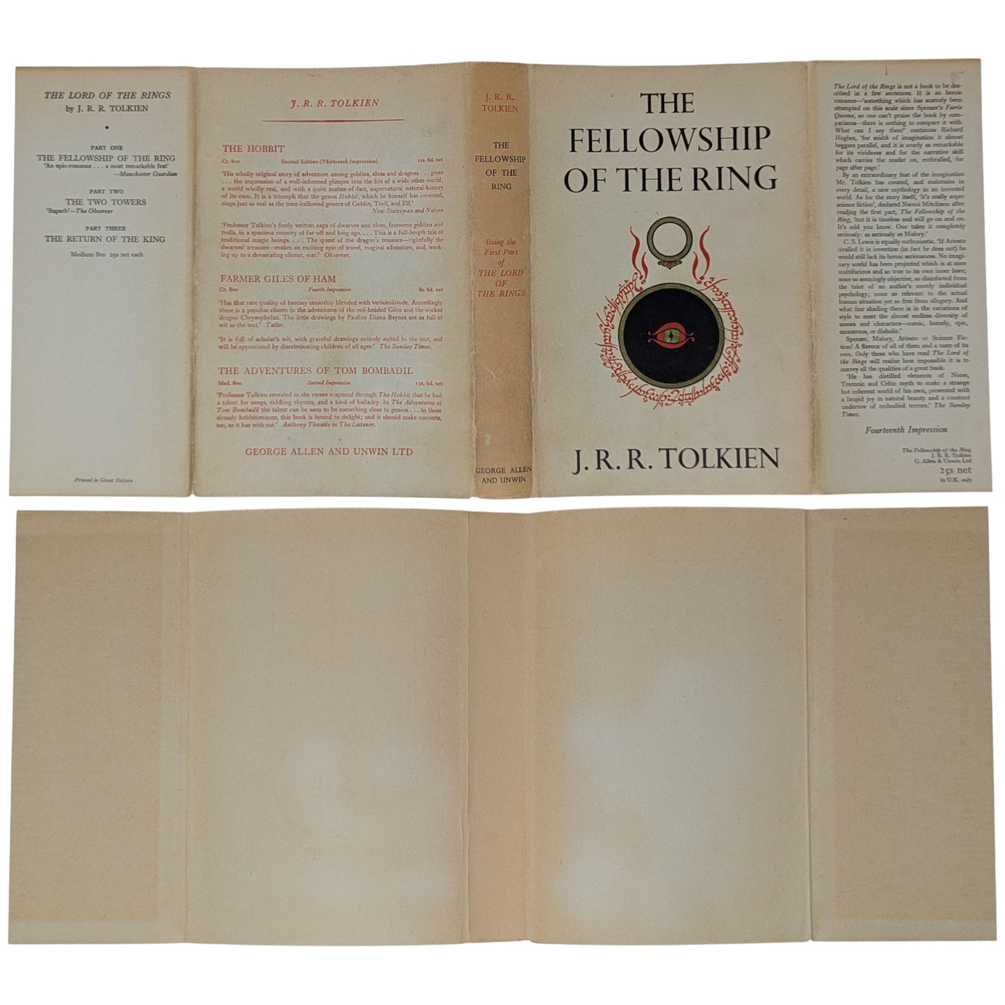 The Lord of the Rings Trilogy: The Fellowship of the Ring, The Two Towers, The Return of the King