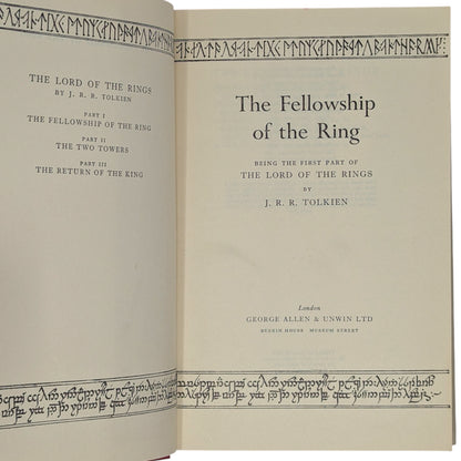 The Lord of the Rings Trilogy: The Fellowship of the Ring, The Two Towers, The Return of the King