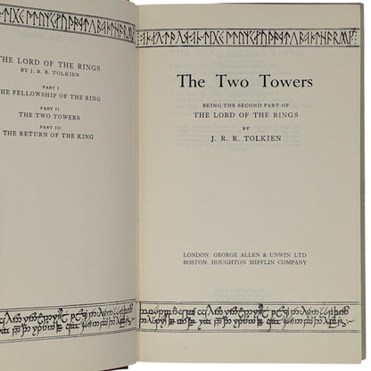 The Lord of the Rings Trilogy: The Fellowship of the Ring, The Two Towers, The Return of the King