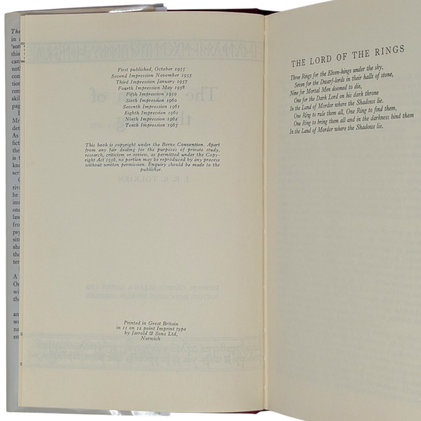 The Lord of the Rings Trilogy: The Fellowship of the Ring, The Two Towers, The Return of the King