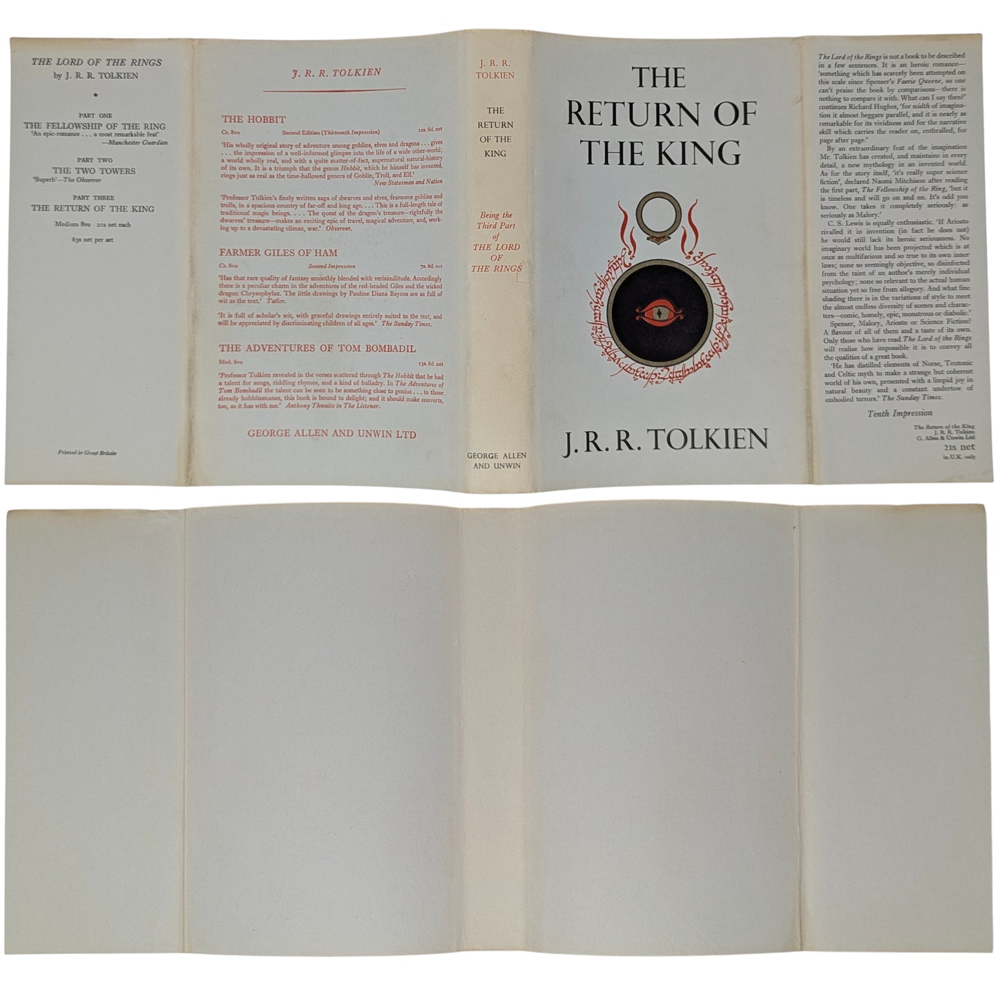 The Lord of the Rings Trilogy: The Fellowship of the Ring, The Two Towers, The Return of the King