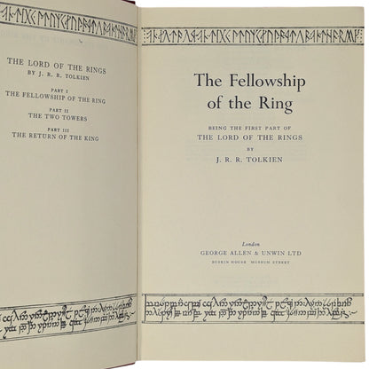 The Lord of the Rings Trilogy: The Fellowship of the Ring, The Two Towers, The Return of the King