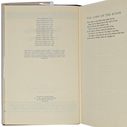 The Lord of the Rings Trilogy: The Fellowship of the Ring, The Two Towers, The Return of the King