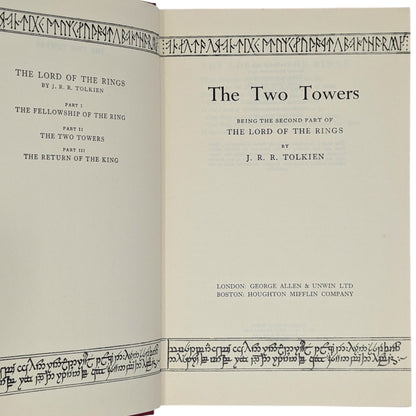 The Lord of the Rings Trilogy: The Fellowship of the Ring, The Two Towers, The Return of the King