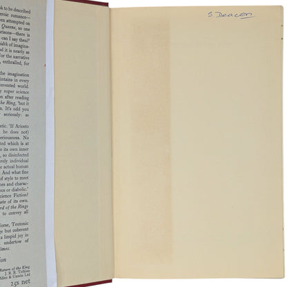 The Lord of the Rings Trilogy: The Fellowship of the Ring, The Two Towers, The Return of the King