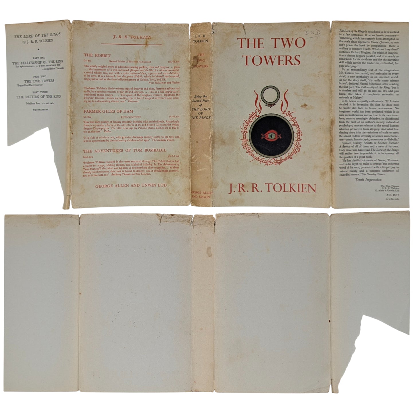 The Lord of the Rings Trilogy: The Fellowship of the Ring, The Two Towers, The Return of the King