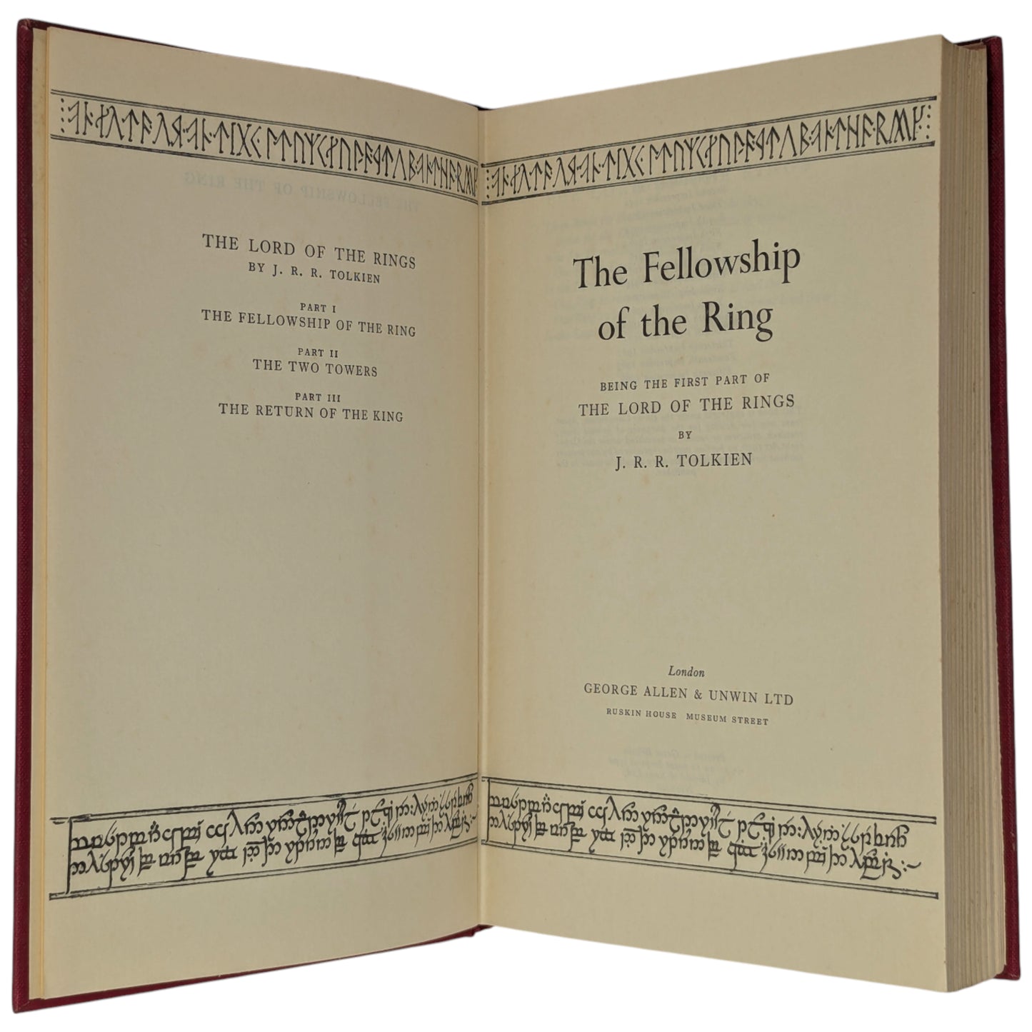 The Lord of the Rings Trilogy: The Fellowship of the Ring, The Two Towers, The Return of the King (Copy)