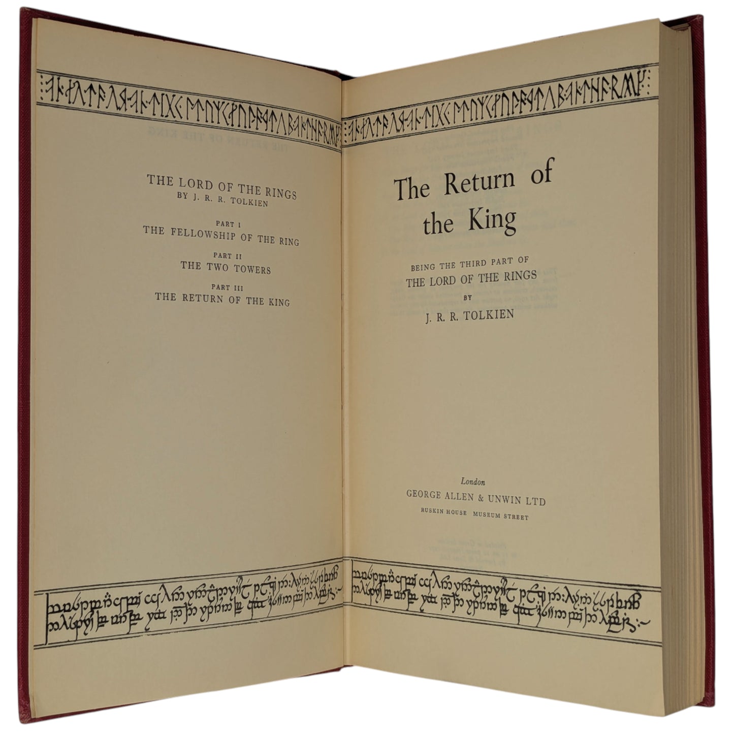 The Lord of the Rings Trilogy: The Fellowship of the Ring, The Two Towers, The Return of the King (Copy)