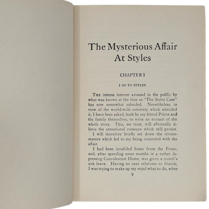 The Mysterious Affair at Styles: A Detective Story