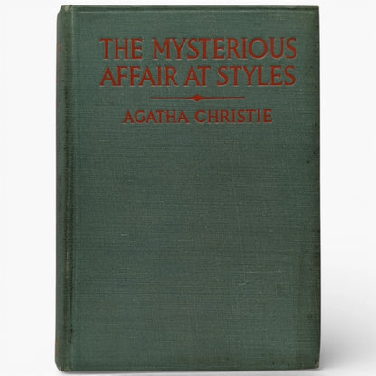 The Mysterious Affair at Styles: A Detective Story