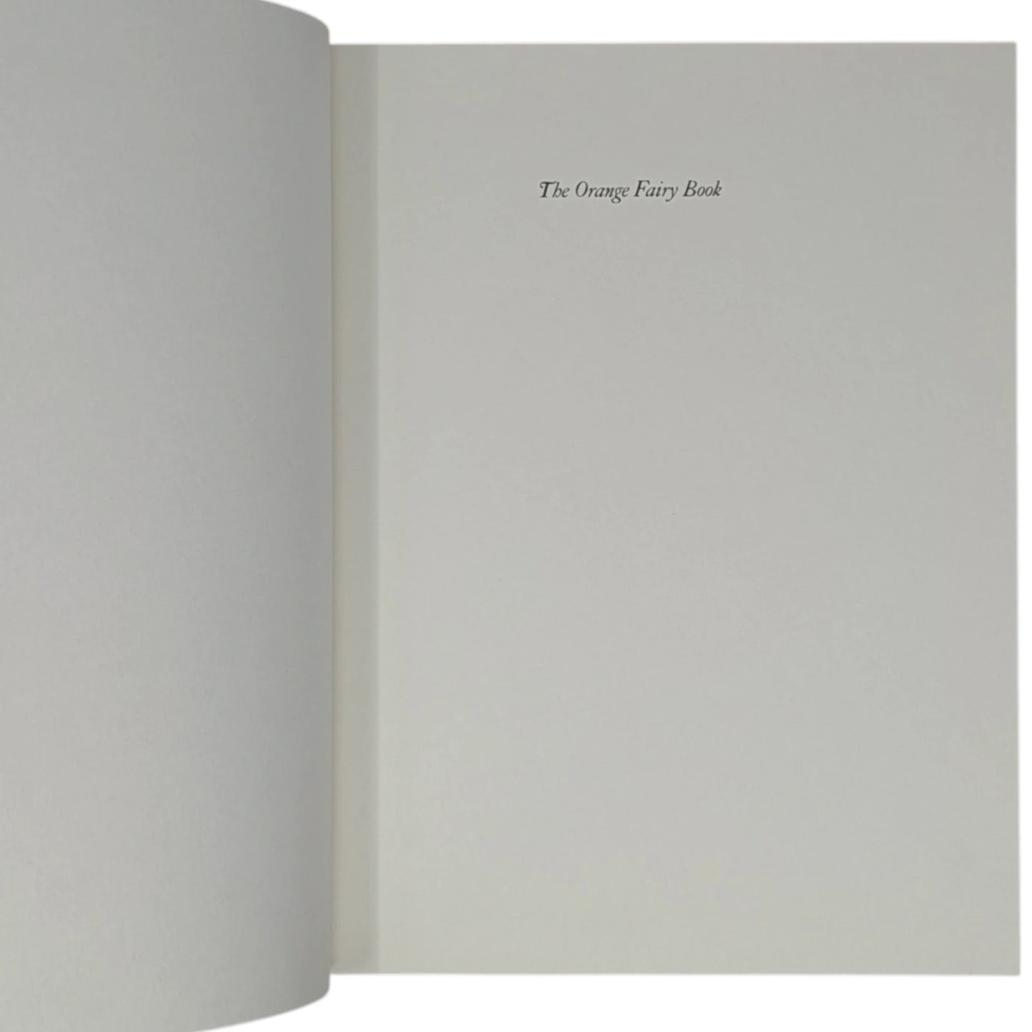 The Orange Fairy Book
