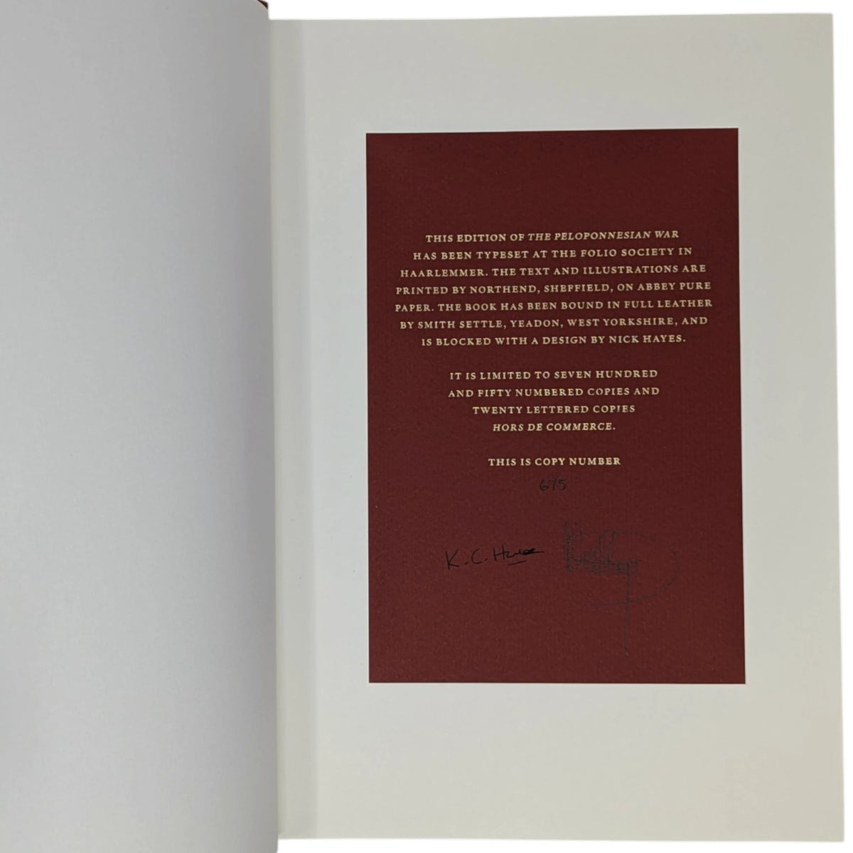 The Peloponnesian War (Limited Edition)
