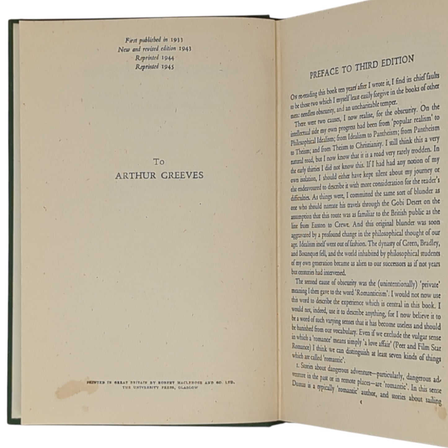 The Pilgrim's Regress