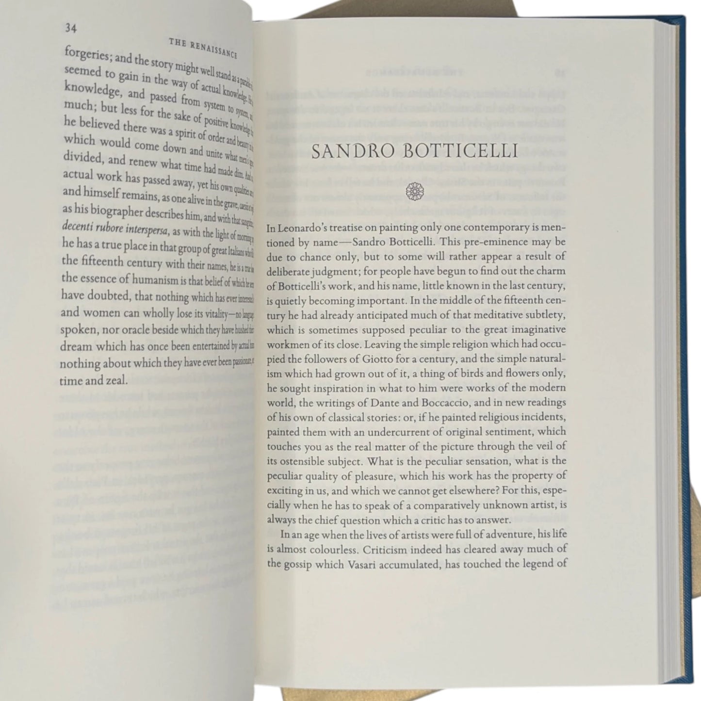 The Renaissance, Studies in Art and Poetry