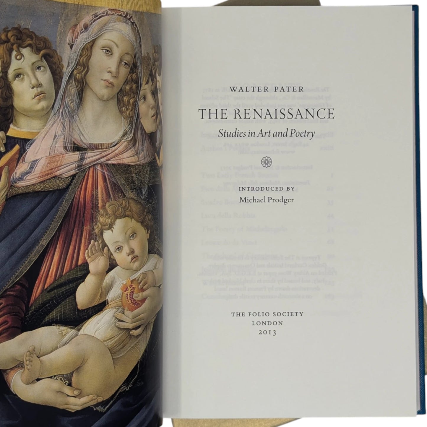 The Renaissance, Studies in Art and Poetry