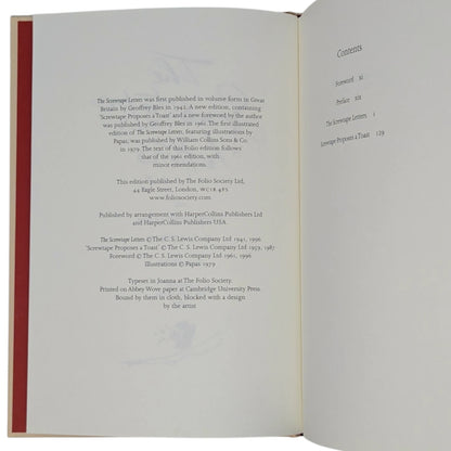 The Screwtape Letters, with Screwtape Proposes a Toast