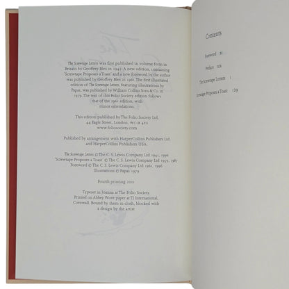 The Screwtape Letters, with Screwtape Proposes a Toast