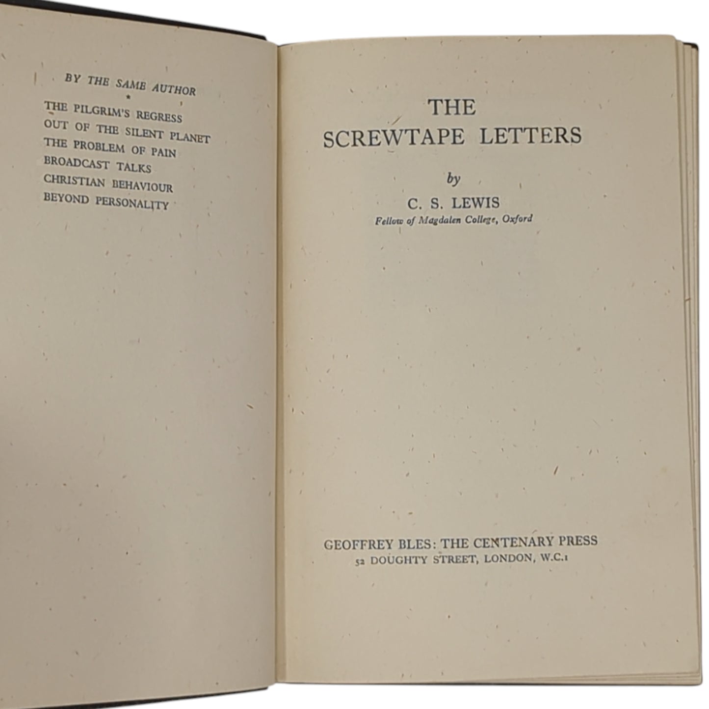 The Screwtape Letters