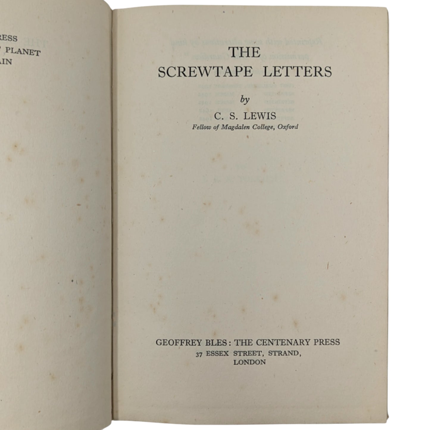 The Screwtape Letters