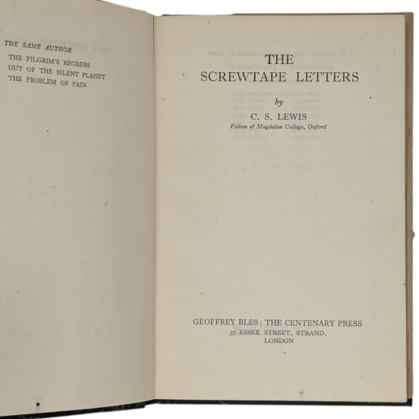 The Screwtape Letters