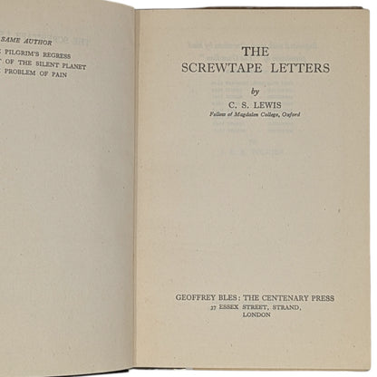 The Screwtape Letters