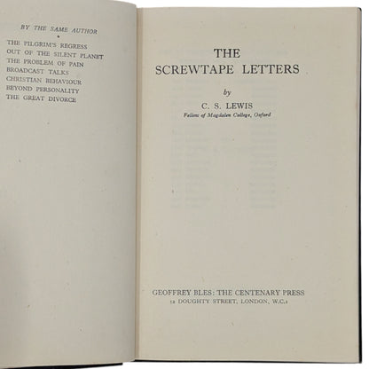 The Screwtape Letters