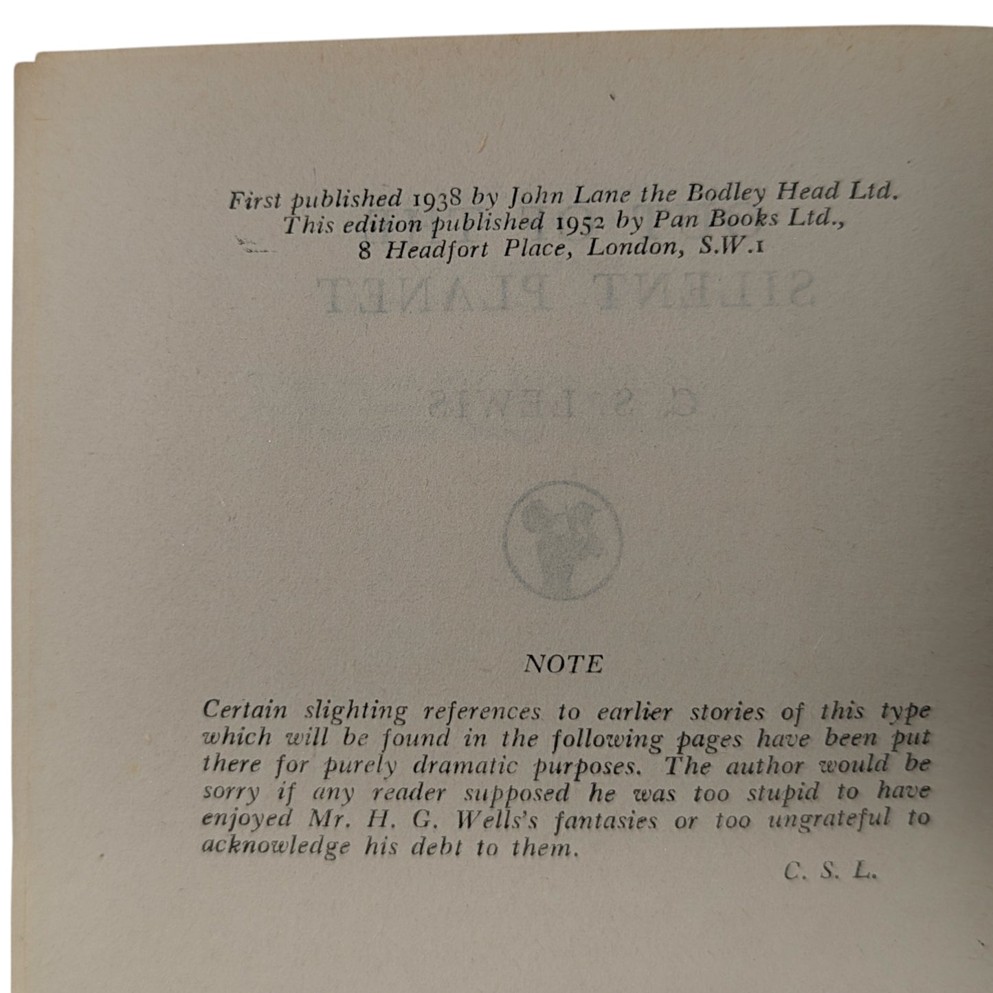 The Space Trilogy: Out of the Silent Planet, Perelandra and That Hideous Strength