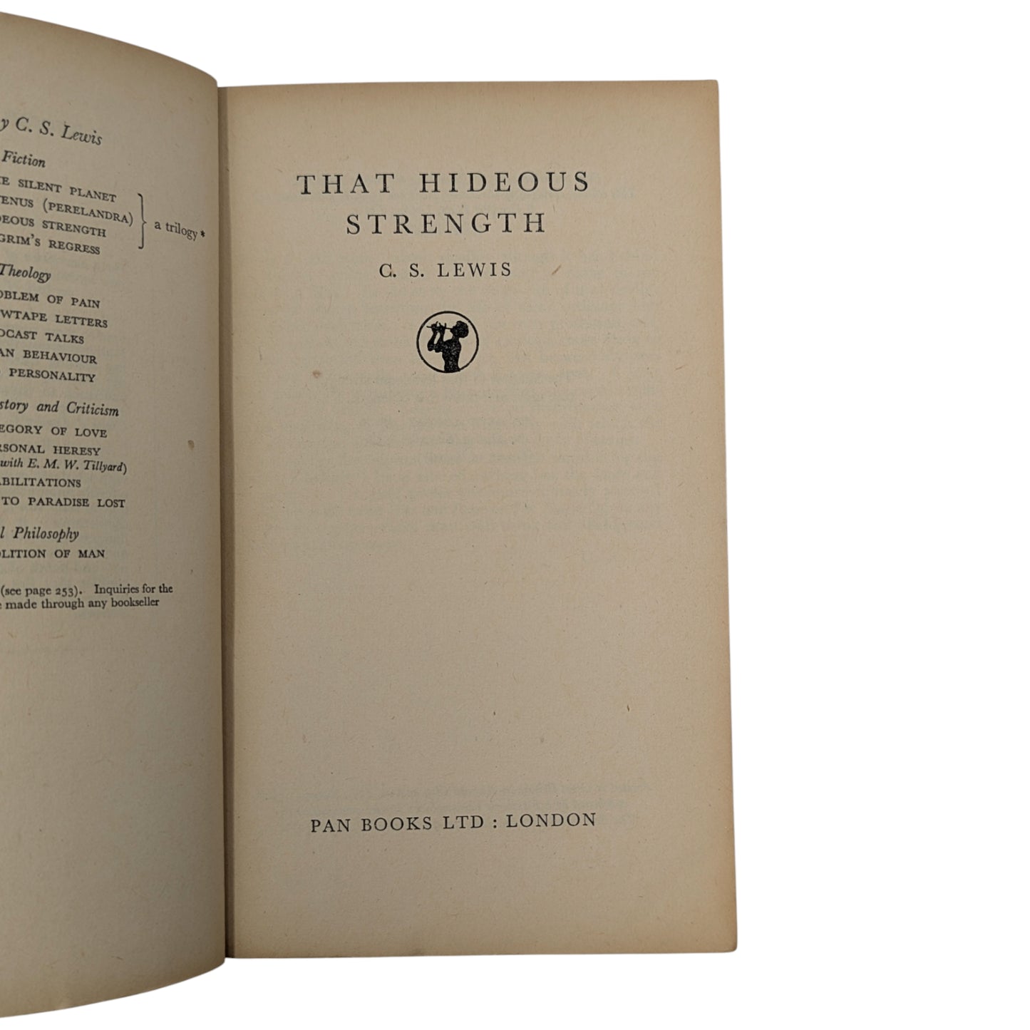 The Space Trilogy: Out of the Silent Planet, Perelandra and That Hideous Strength