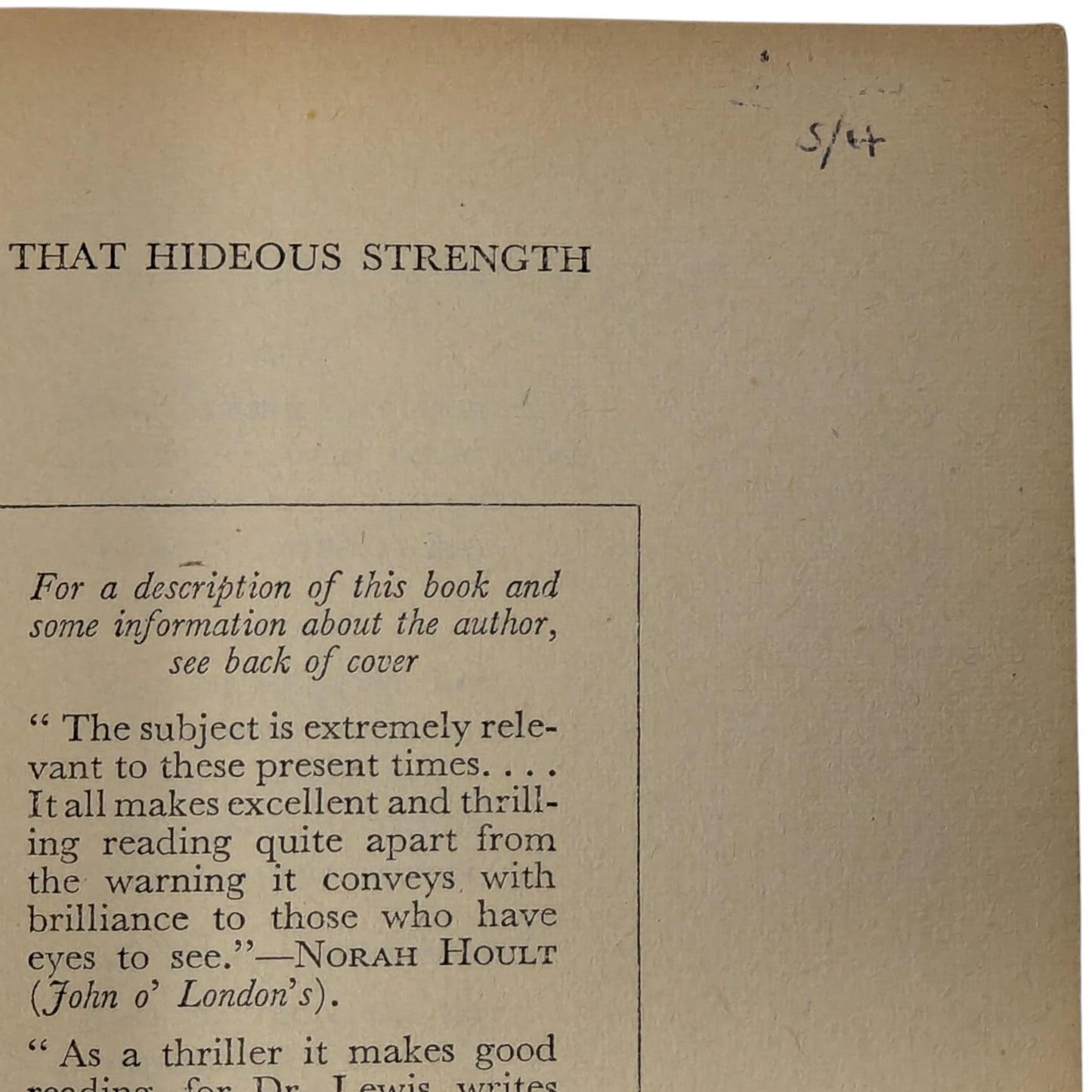 The Space Trilogy: Out of the Silent Planet, Perelandra and That Hideous Strength