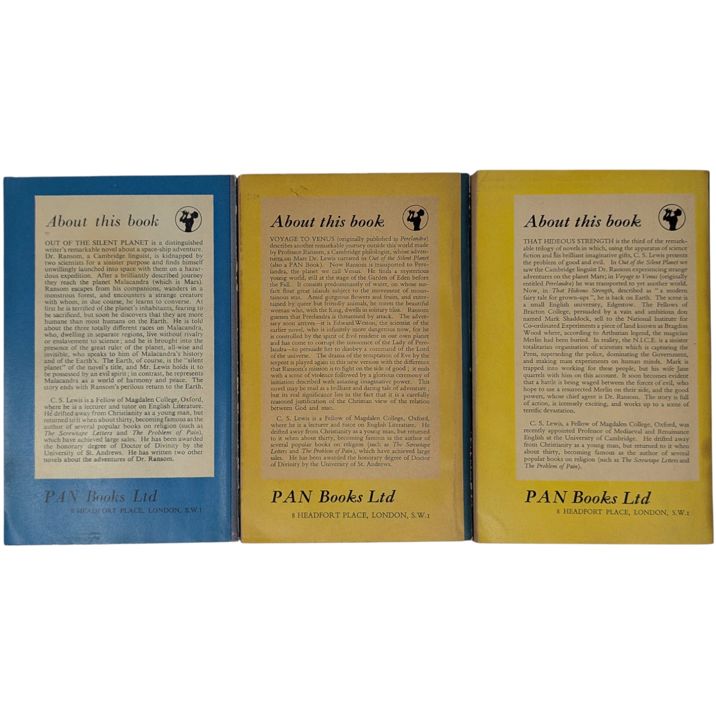 The Space Trilogy: Out of the Silent Planet, Perelandra and That Hideous Strength