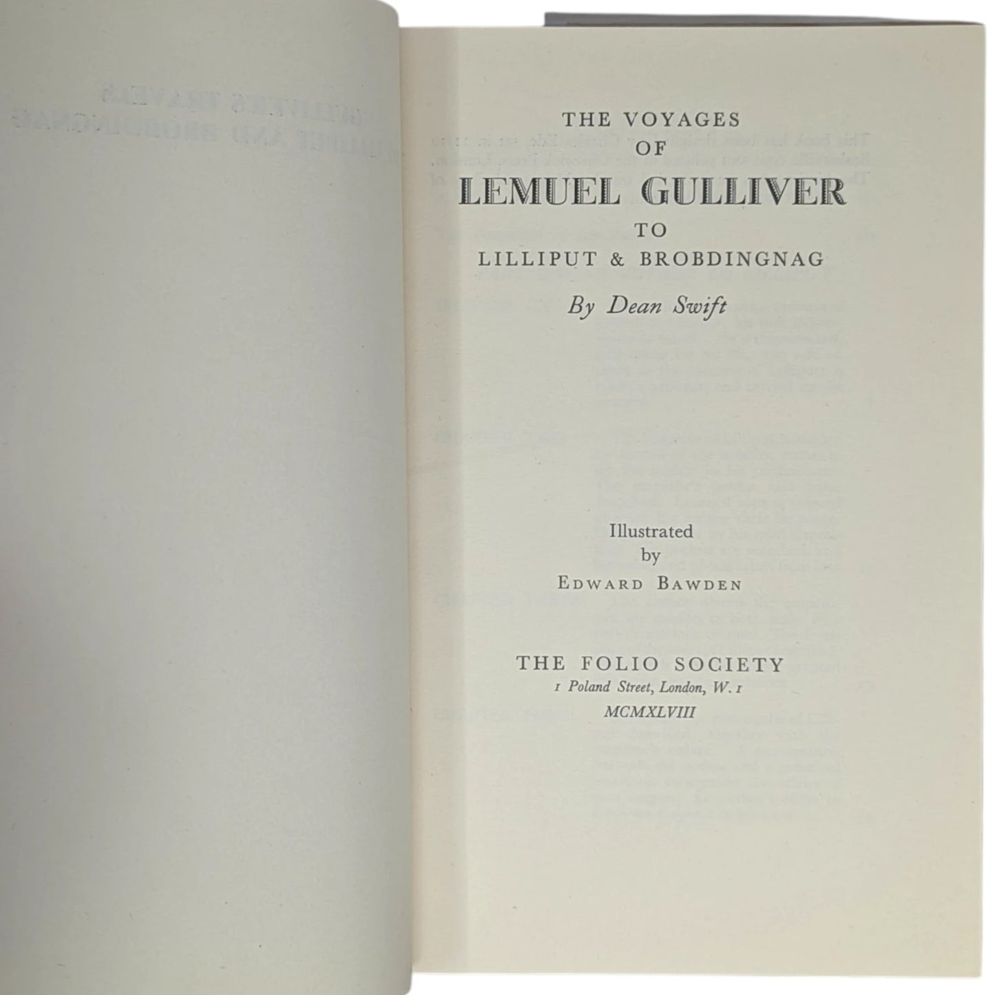 The Voyages of Lemuel Gulliver to Lilliput & Brobdingnag