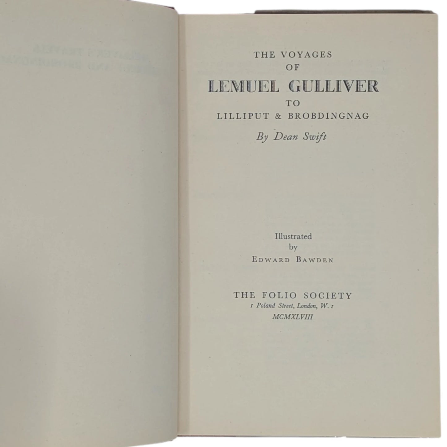 The Voyages of Lemuel Gulliver to Lilliput & Brobdingnag