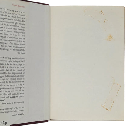 Till We Have Face Faces