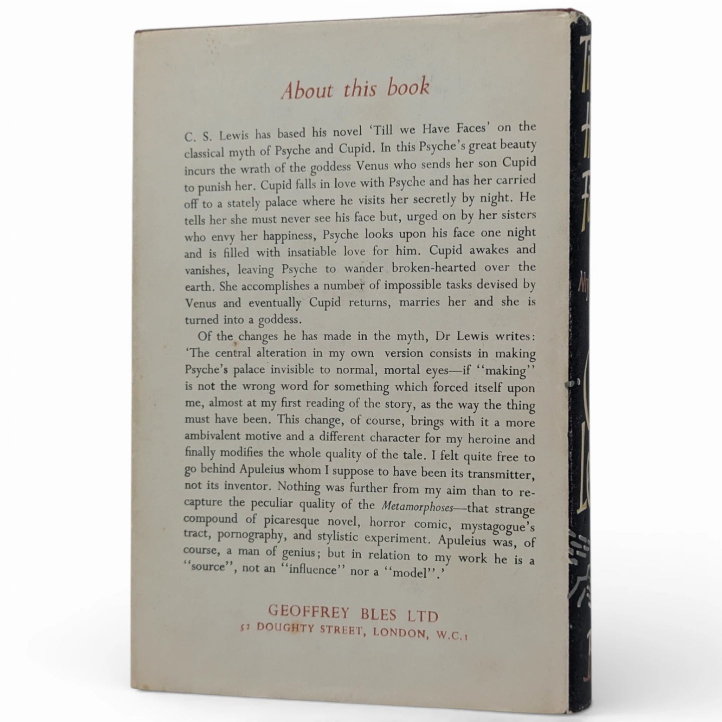 Till We Have Face Faces