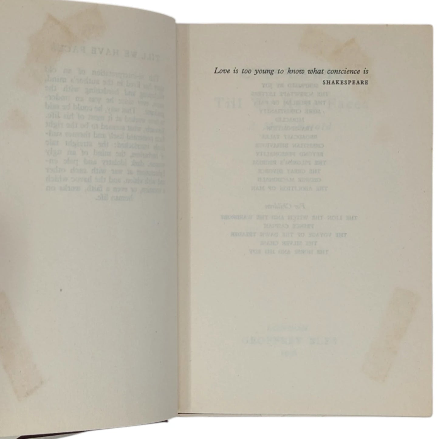 Till We Have Face Faces