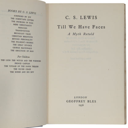 Till We Have Face Faces