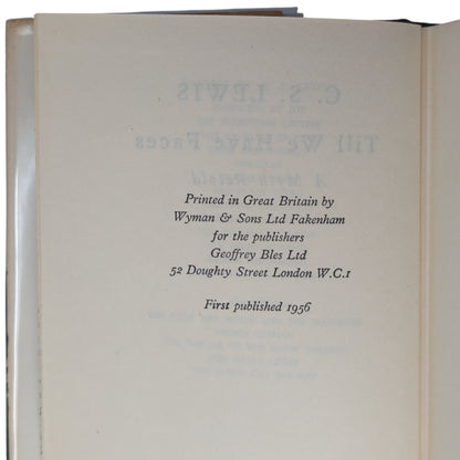 Till We Have Face Faces