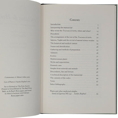 Tractatus de Herbis, Egerton MS 747