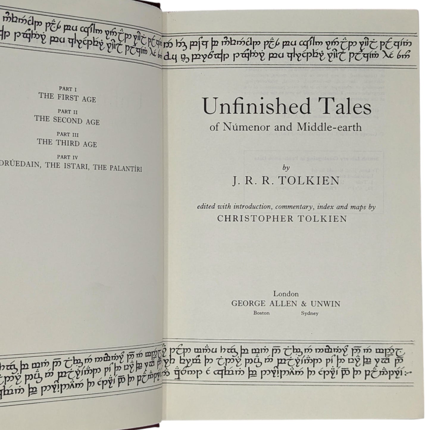 Unfinished Tales of Numenor and Middle-earth
