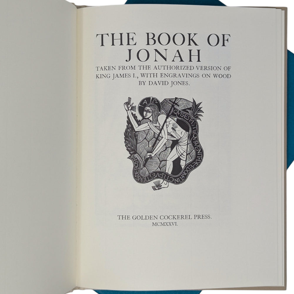 Fine Press Classics: Genesis; The Book of Jonah; The Song of Songs
