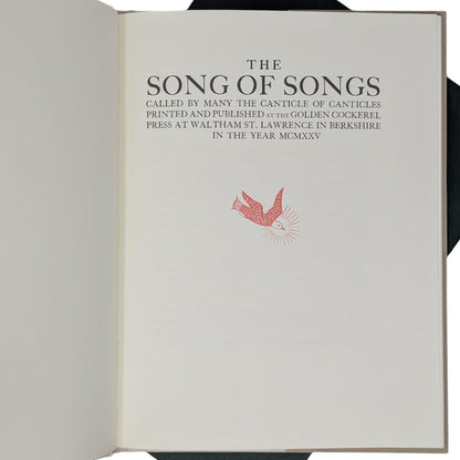 Fine Press Classics: Genesis; The Book of Jonah; The Song of Songs