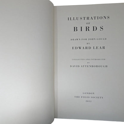 Illustrations of Birds Drawn for John Gould by Edward Lear