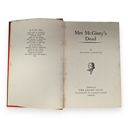 Mrs McGinty's Dead