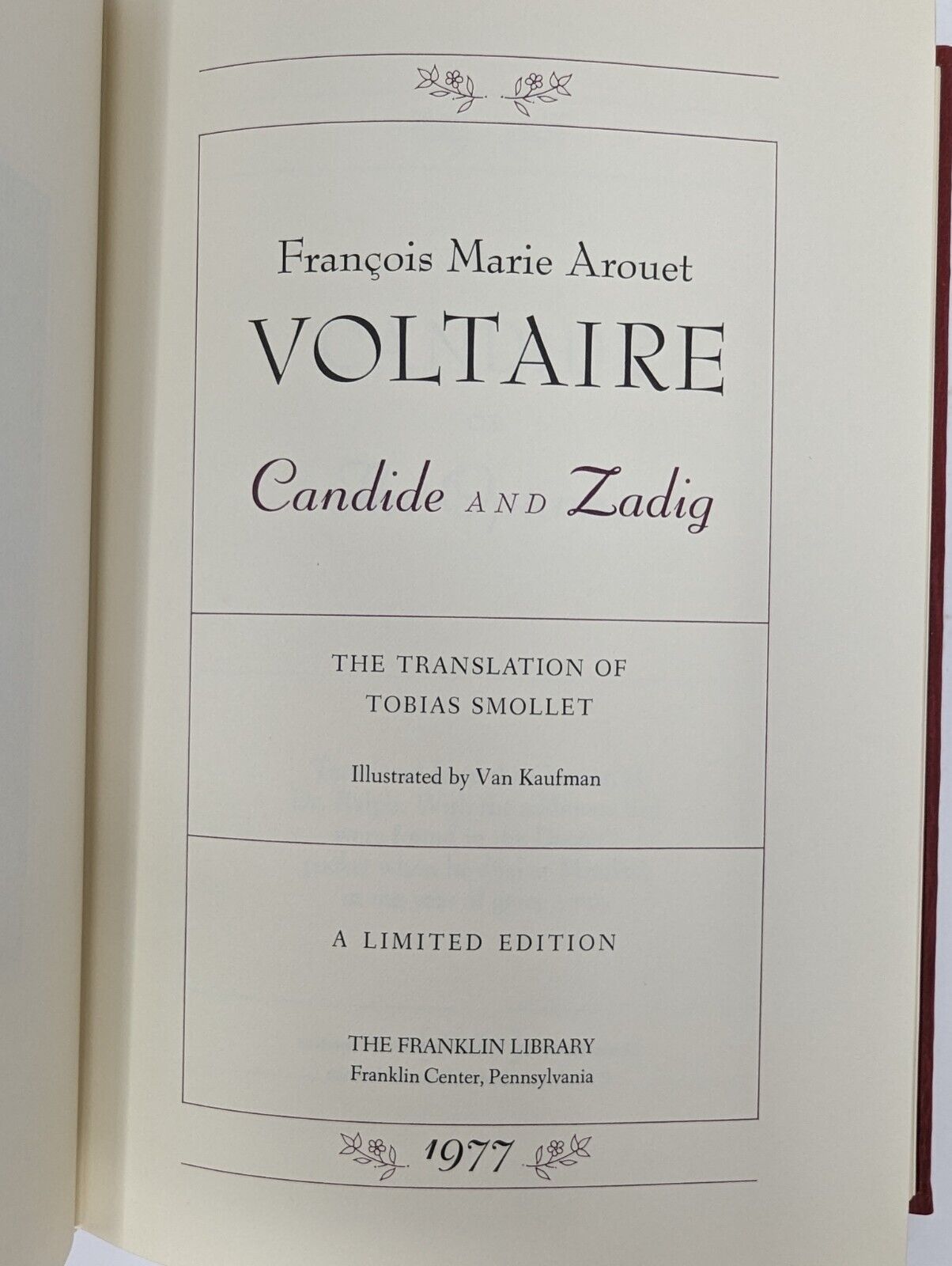 Candide and Zadig