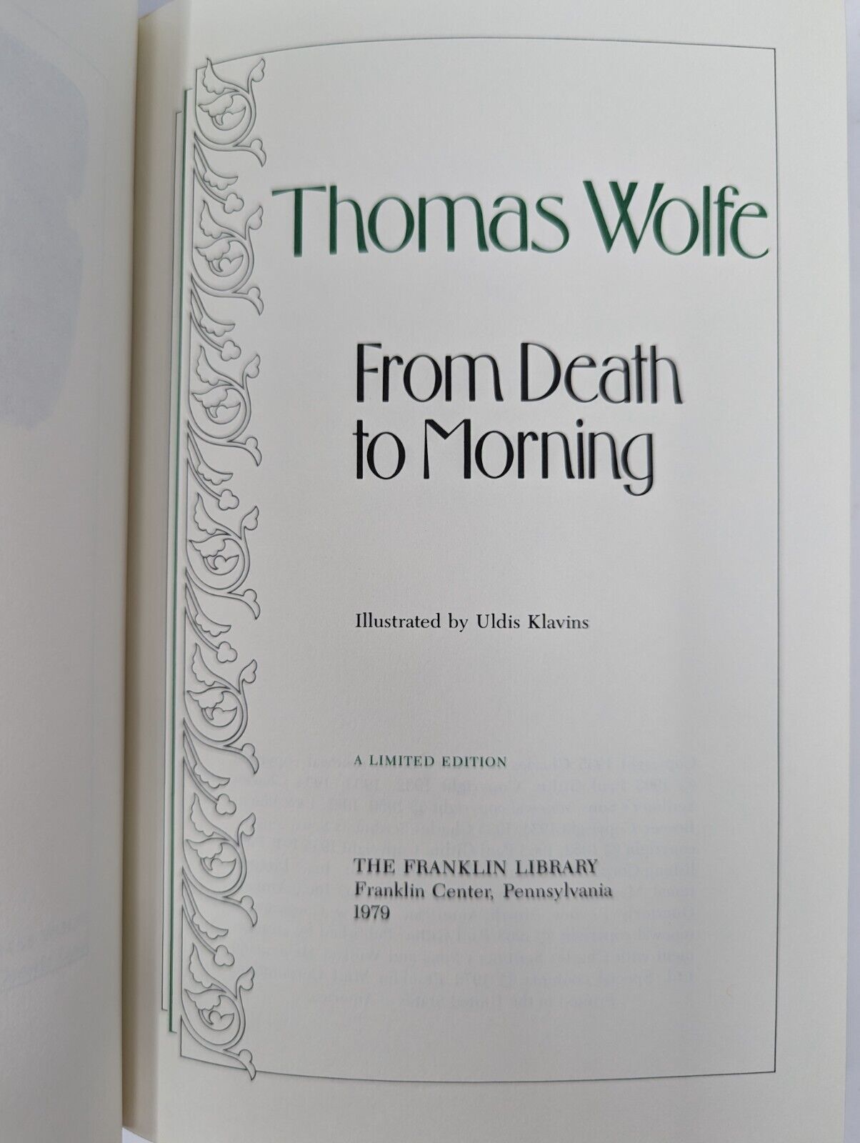 From Death to Morning