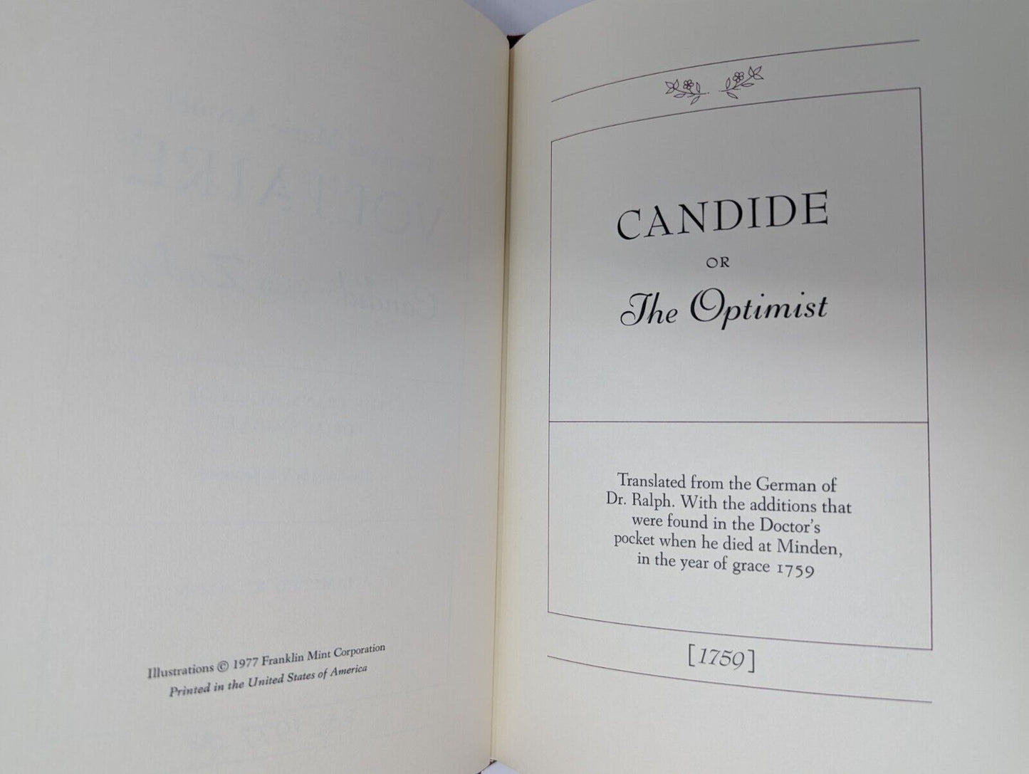 Candide and Zadig