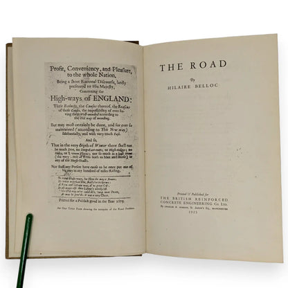 The Road, Published for the British Reinforced Concrete Engineering Co. Ltd.