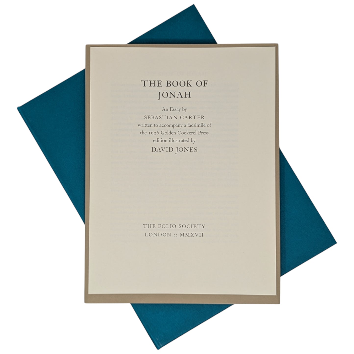 The Book of Jonah (Fine Press Classics)